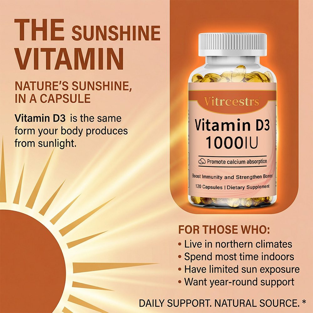 Vitamin D3 1000 IU Capsules, S - đánh giá và giá Health Wellness Day
