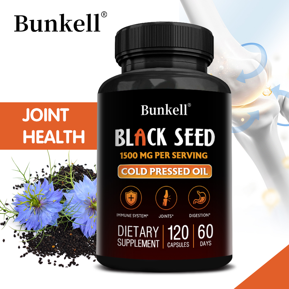 Black Seed Oil Capsules 1500mg - đánh giá và giá Health Wellness Day