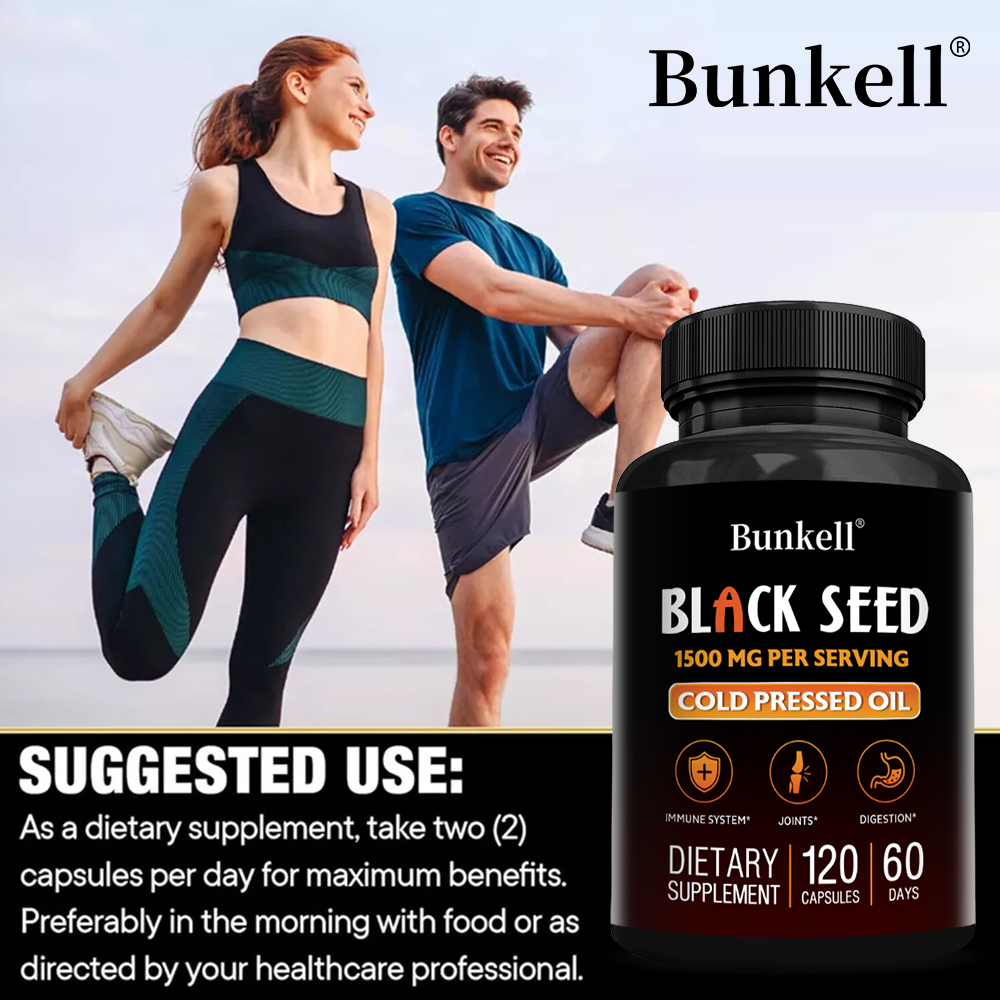 Black Seed Oil Capsules 1500mg - đánh giá và giá Health Wellness Day