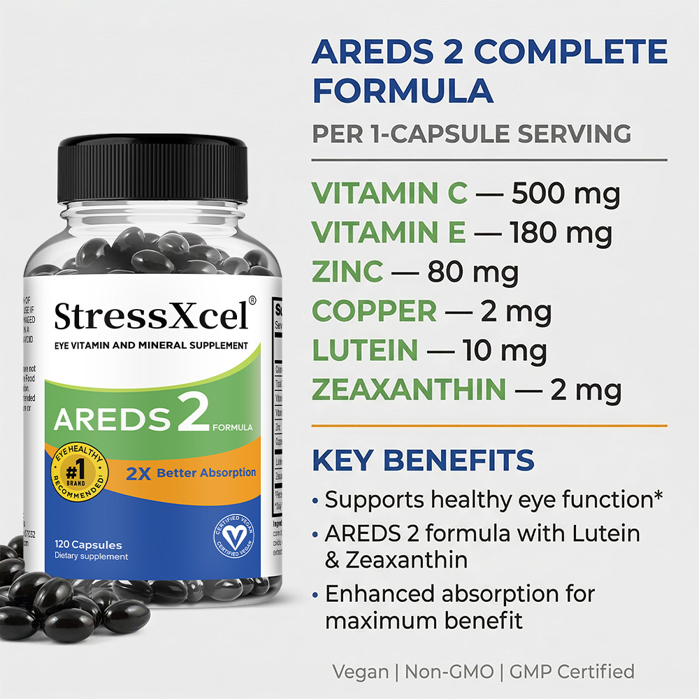 AREDS 2 Eye Capsules, Lutein & - đánh giá và giá Health Wellness Day