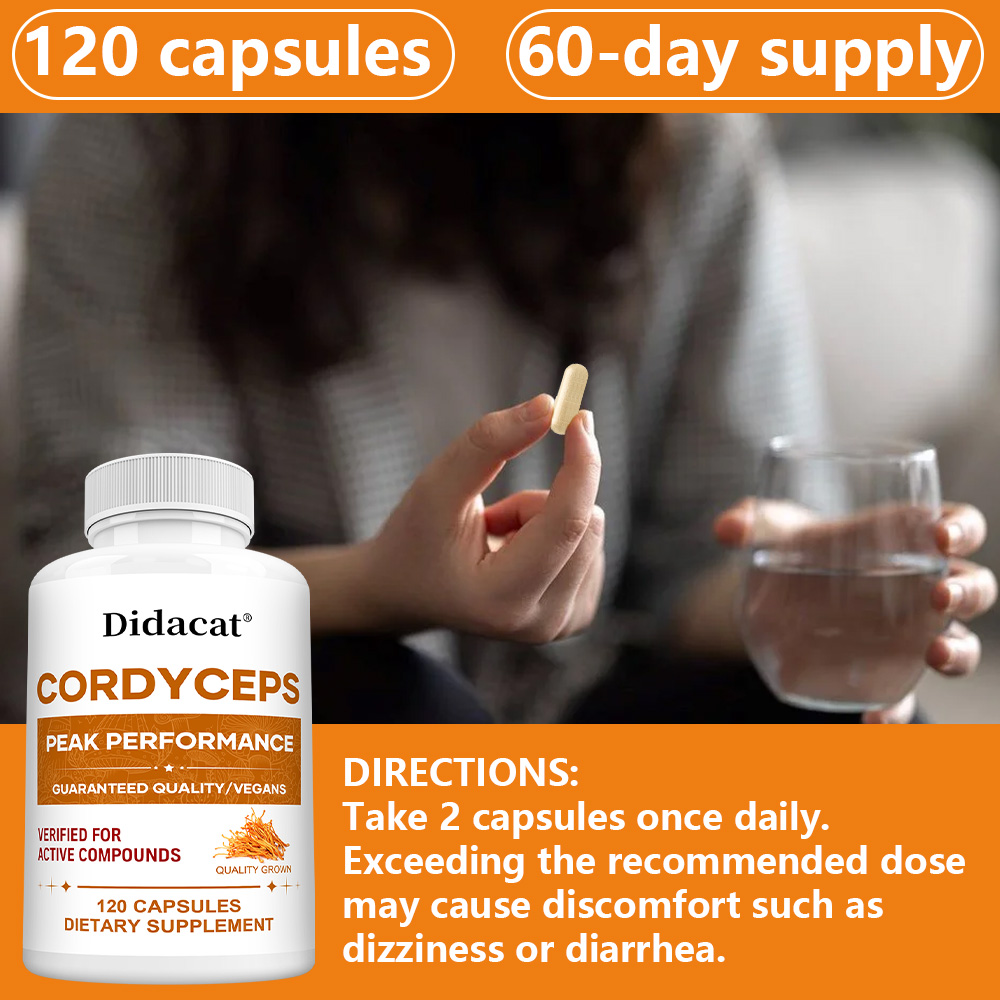 Cordyceps Mushroom Capsules 10 - đánh giá và giá Health Wellness Day